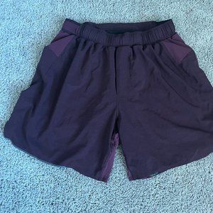 Size S - Maroon Lululemon Lined Surge Shorts
